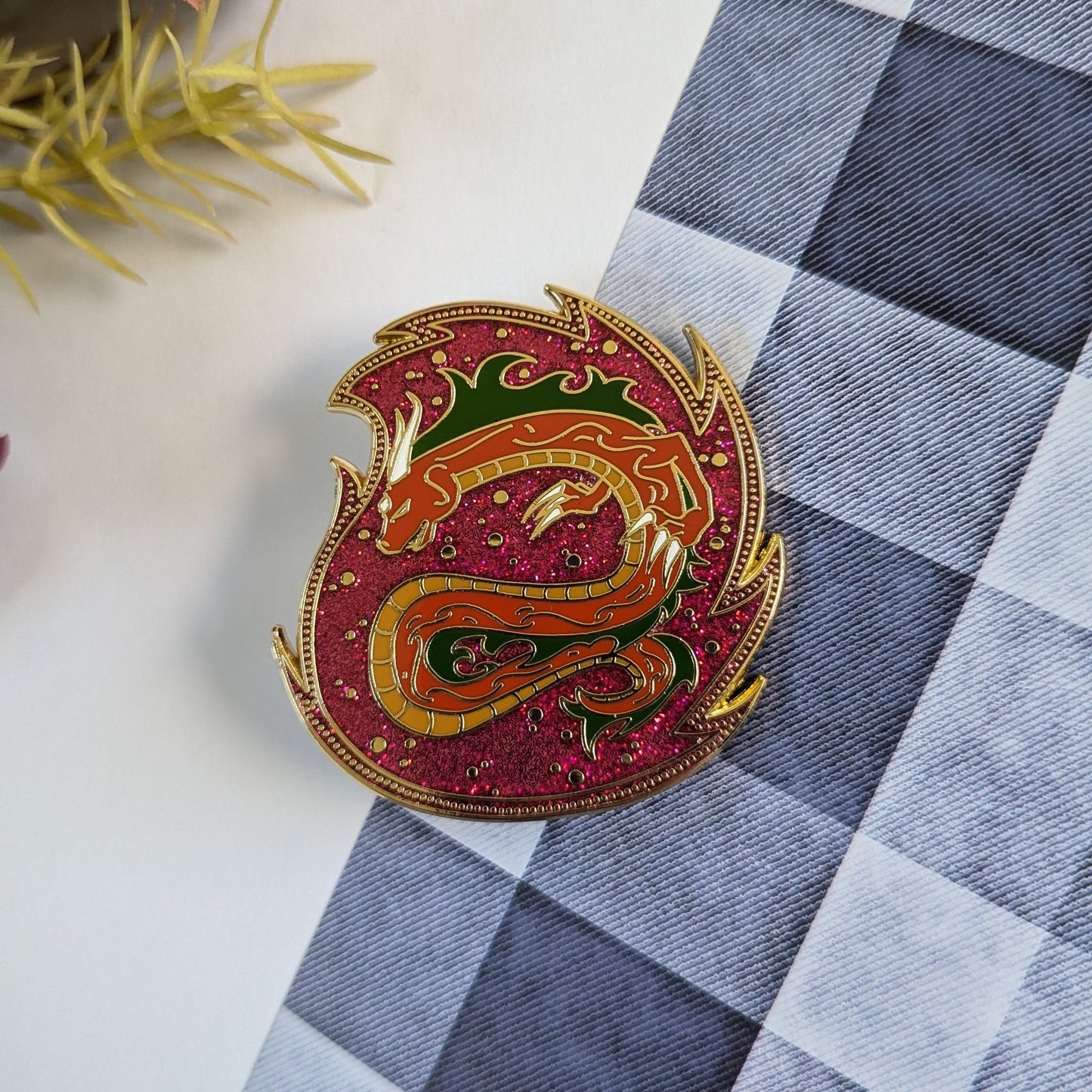 Enamel Pin "Feuerdrache"
