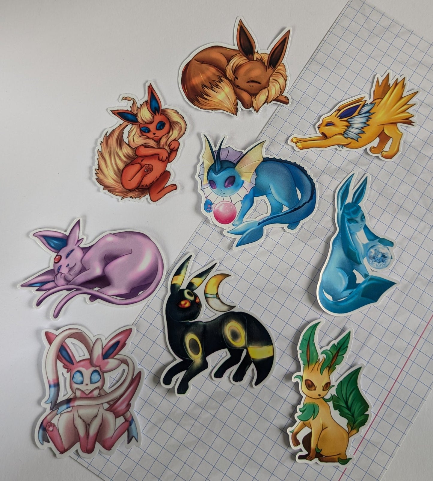 Sticker-Set "Eeveelutions"