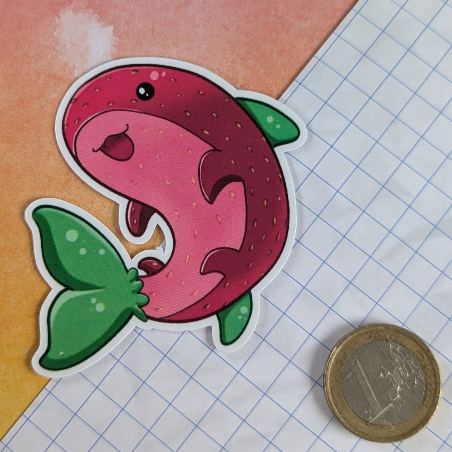 Sticker "Strawberry Shark"
