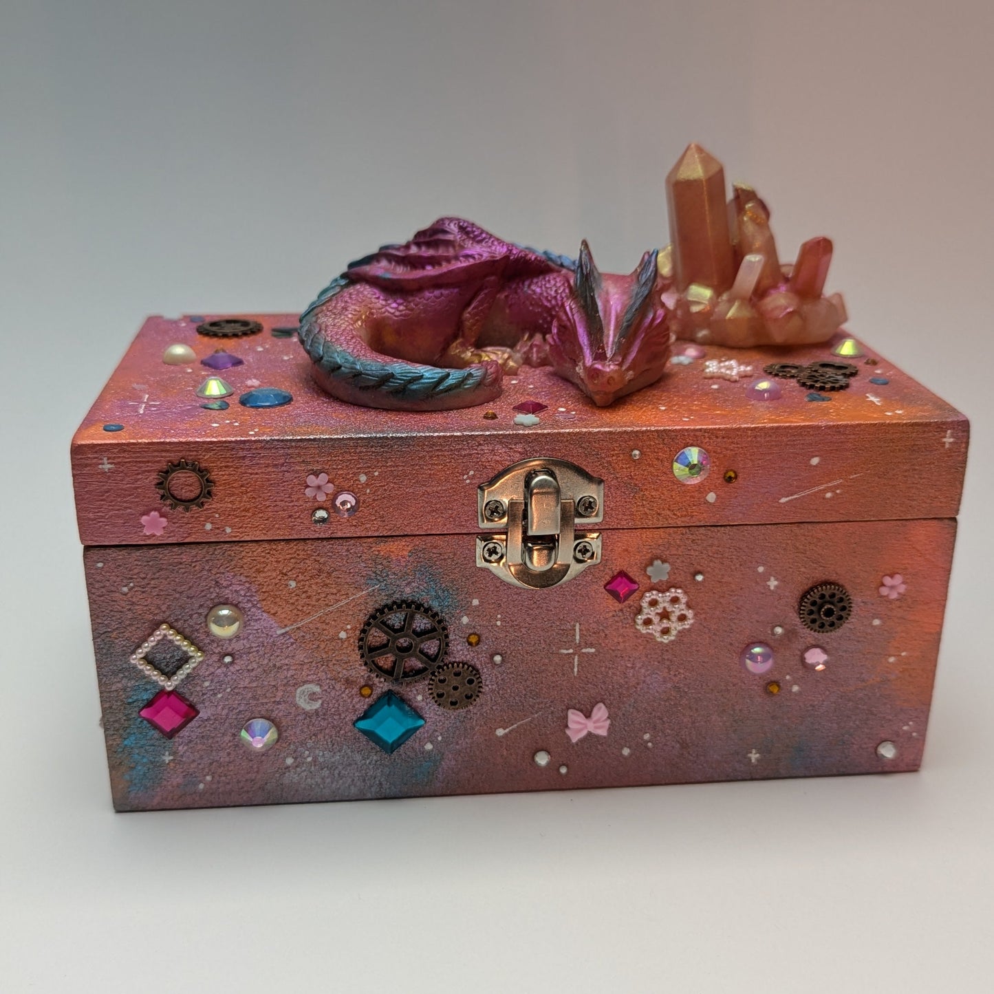 Drachenschatulle "Feuer-Pink"