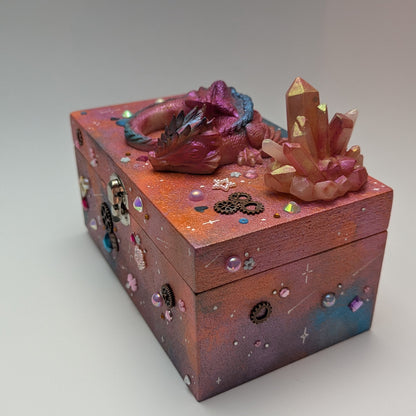 Drachenschatulle "Feuer-Pink"