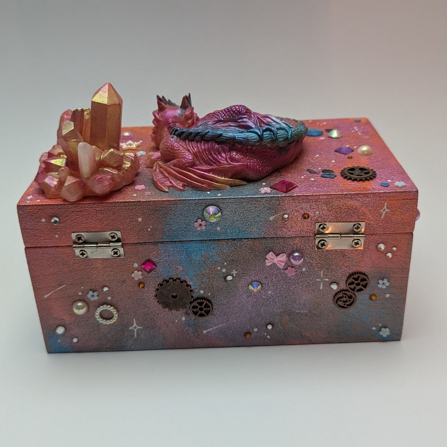 Drachenschatulle "Feuer-Pink"