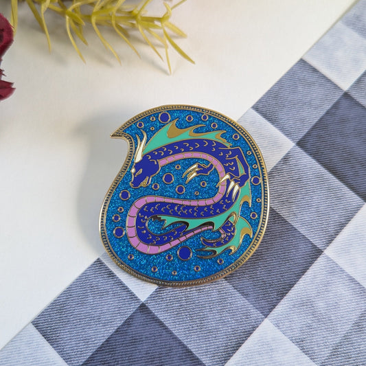 Enamel Pin "Wasserdrache"