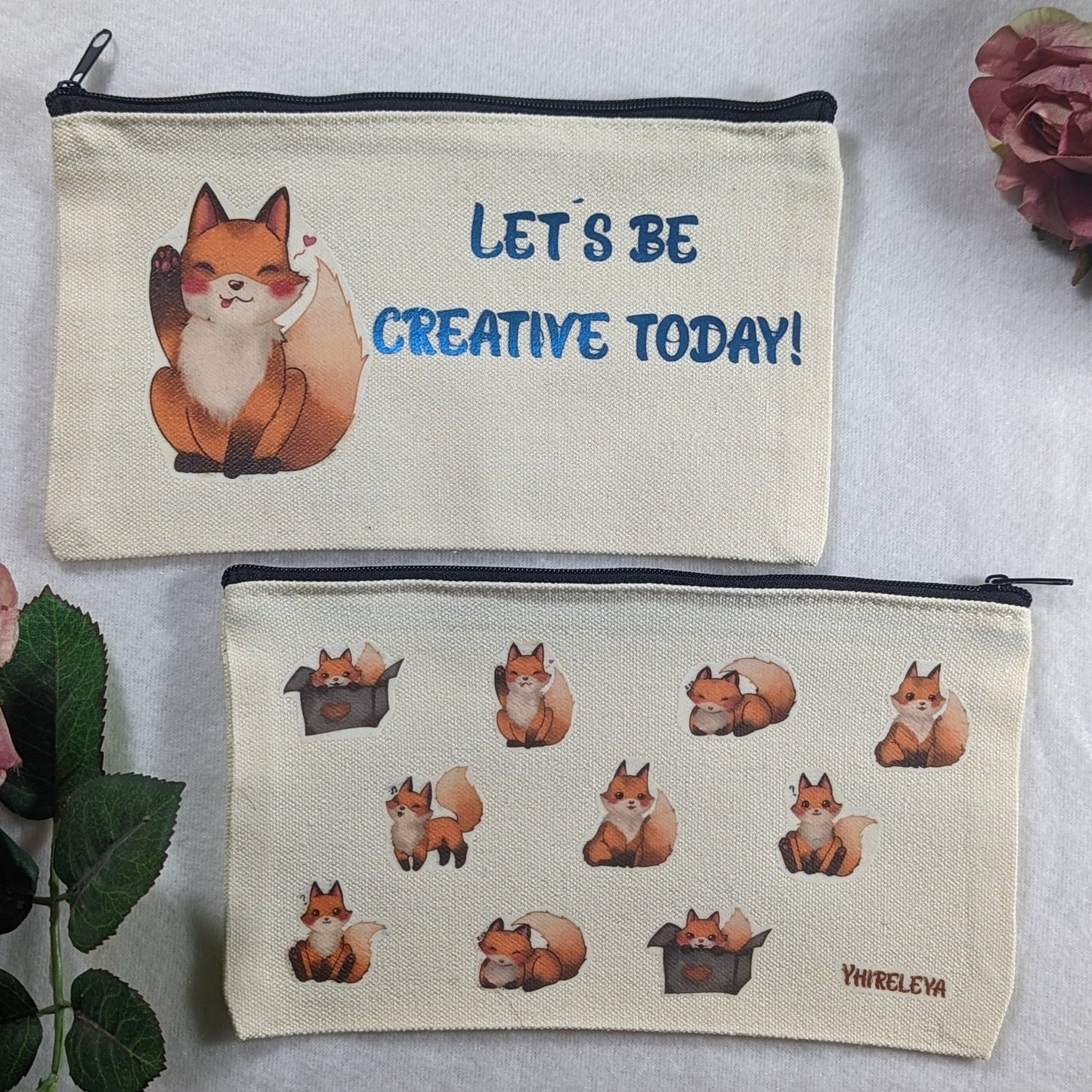 Federtasche "Let's be creative!"