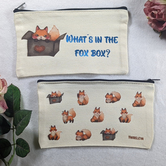 Federtasche "What's in the foxbox?"