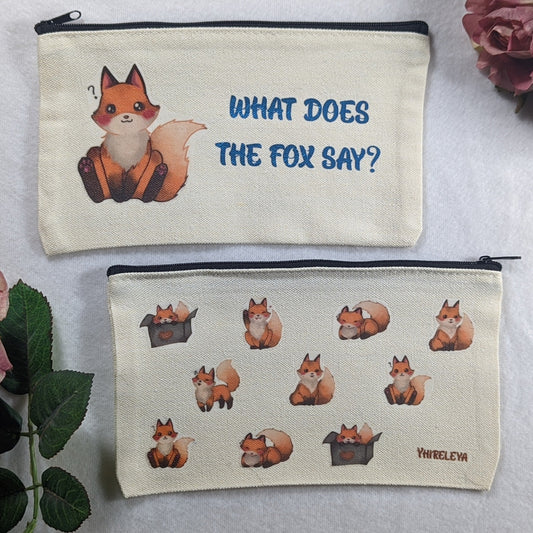 Federtasche "What does the fox say?"